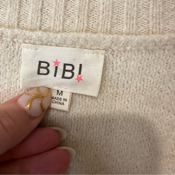 BiBi Women's Multicolor Patterned Long Cardigan Sweater - Picture 6 of 10